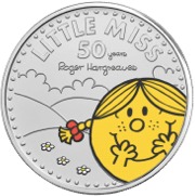2021 Five Pound Coin - Mr Men: Little Miss Sunshine (Colour)